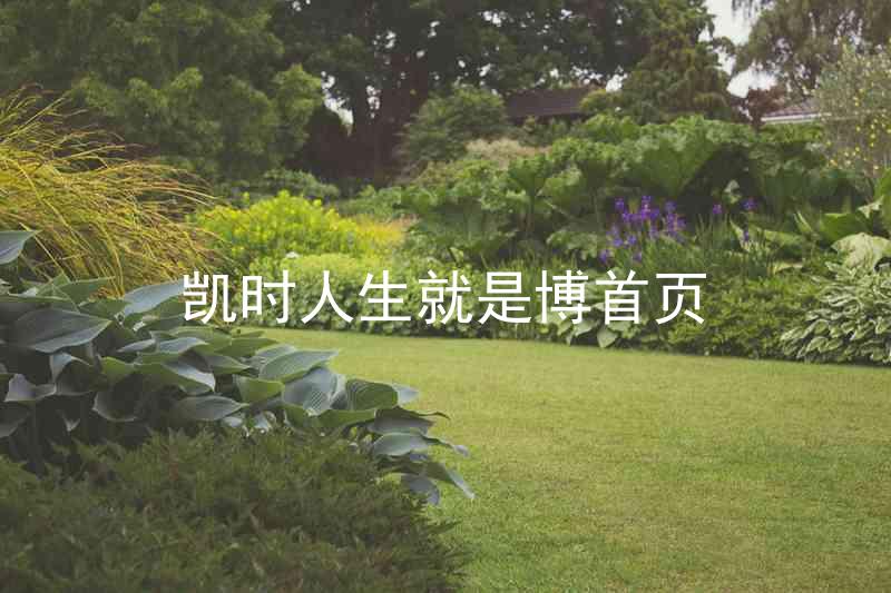 凯时人生就是博首页